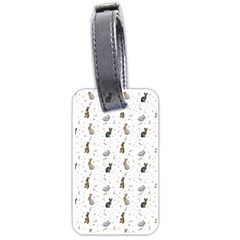 Cute Rabbit Luggage Tag (one Side) by SychEva