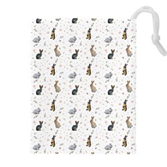 Cute Rabbit Drawstring Pouch (5xl) by SychEva