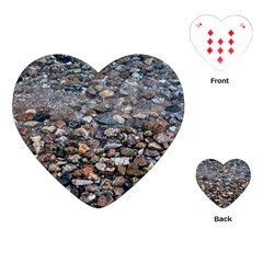 On The Rocks Playing Cards Single Design (heart) by DimitriosArt