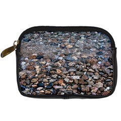 On The Rocks Digital Camera Leather Case by DimitriosArt