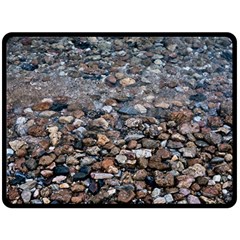 On The Rocks Double Sided Fleece Blanket (large) 