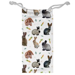 Cute Bunny Jewelry Bag by SychEva