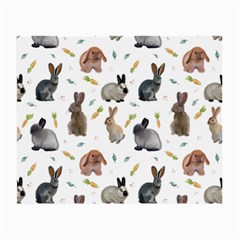 Cute Bunny Small Glasses Cloth (2 Sides) by SychEva