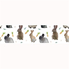 Cute Bunny Large Bar Mats by SychEva