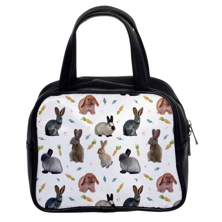 Cute Bunny Classic Handbag (Two Sides)