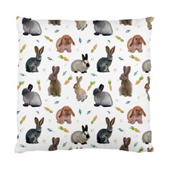 Cute Bunny Standard Cushion Case (one Side) by SychEva