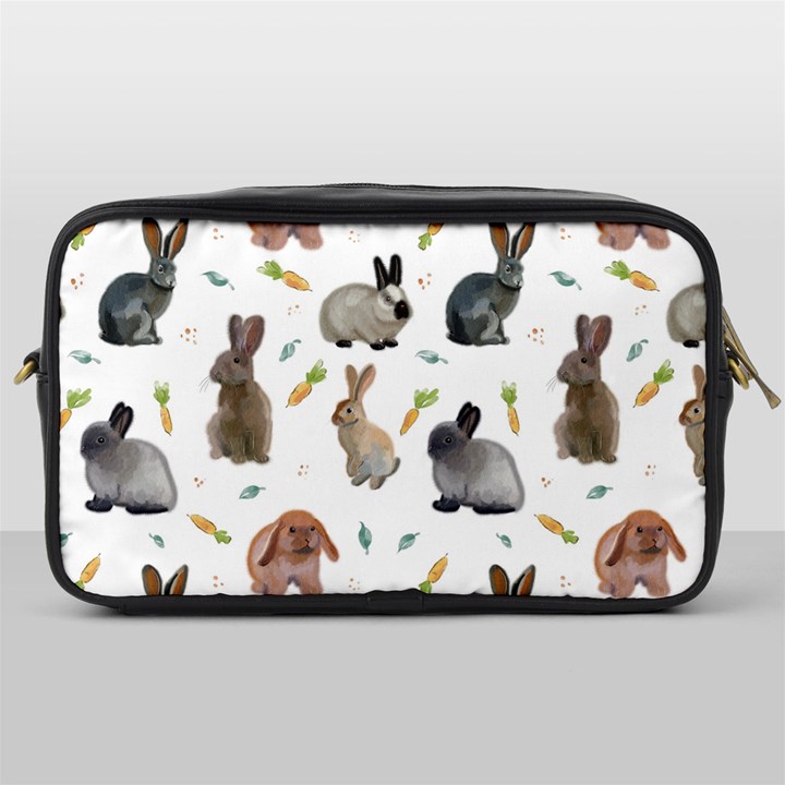 Cute Bunny Toiletries Bag (One Side)