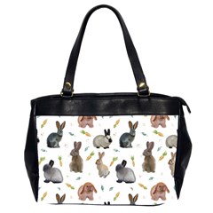 Cute Bunny Oversize Office Handbag (2 Sides) by SychEva