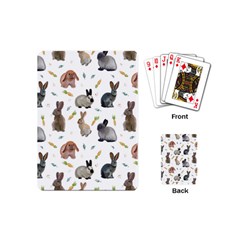 Cute Bunny Playing Cards Single Design (mini)