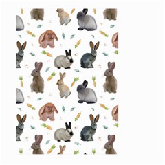 Cute Bunny Large Garden Flag (two Sides) by SychEva