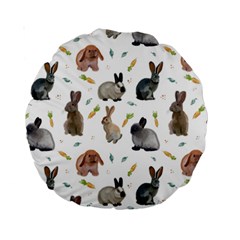 Cute Bunny Standard 15  Premium Round Cushions by SychEva