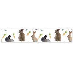 Cute Bunny Large Flano Scarf 