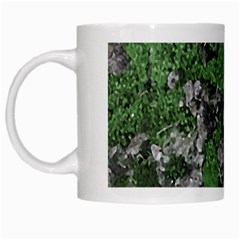 Modern Camo Grunge Print White Mugs by dflcprintsclothing