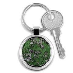 Modern Camo Grunge Print Key Chain (round) by dflcprintsclothing