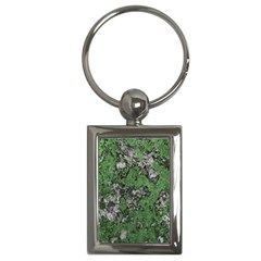 Modern Camo Grunge Print Key Chain (rectangle) by dflcprintsclothing