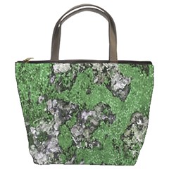 Modern Camo Grunge Print Bucket Bag by dflcprintsclothing