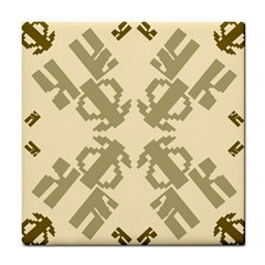 Abstract Pattern Geometric Backgrounds   Tile Coaster by Eskimos