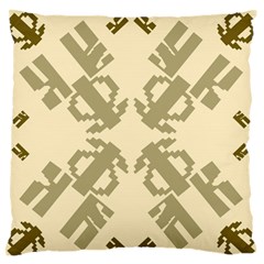 Abstract Pattern Geometric Backgrounds   Standard Flano Cushion Case (one Side) by Eskimos