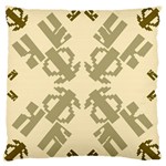 Abstract pattern geometric backgrounds   Large Flano Cushion Case (Two Sides) Front