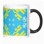 Abstract pattern geometric backgrounds   Morph Mugs Right