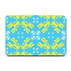 Abstract Pattern Geometric Backgrounds   Small Doormat  by Eskimos