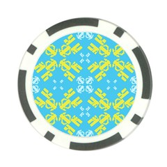 Abstract Pattern Geometric Backgrounds   Poker Chip Card Guard by Eskimos