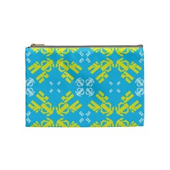 Abstract Pattern Geometric Backgrounds   Cosmetic Bag (medium) by Eskimos