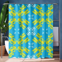 Abstract Pattern Geometric Backgrounds   Shower Curtain 60  X 72  (medium)  by Eskimos