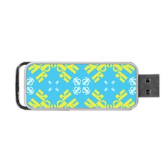 Abstract Pattern Geometric Backgrounds   Portable Usb Flash (one Side) by Eskimos