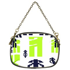 Abstract Pattern Geometric Backgrounds   Chain Purse (one Side) by Eskimos