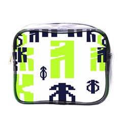 Abstract Pattern Geometric Backgrounds   Mini Toiletries Bag (one Side) by Eskimos