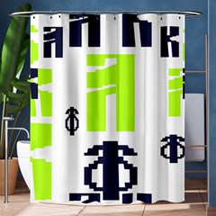 Abstract Pattern Geometric Backgrounds   Shower Curtain 60  X 72  (medium)  by Eskimos