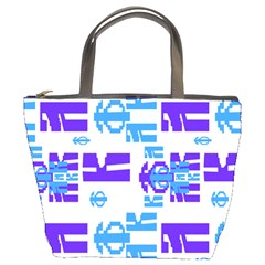 Abstract pattern geometric backgrounds   Bucket Bag