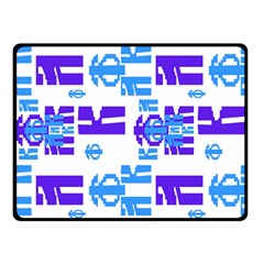 Abstract Pattern Geometric Backgrounds   Double Sided Fleece Blanket (small)  by Eskimos