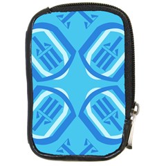 Abstract Pattern Geometric Backgrounds   Compact Camera Leather Case by Eskimos