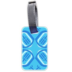 Abstract Pattern Geometric Backgrounds   Luggage Tag (two Sides) by Eskimos