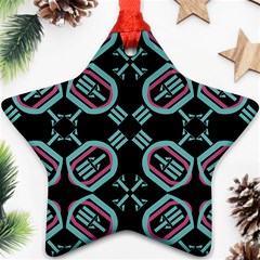 Abstract Pattern Geometric Backgrounds   Star Ornament (two Sides) by Eskimos