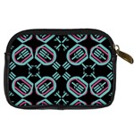 Abstract pattern geometric backgrounds   Digital Camera Leather Case Back