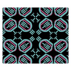 Abstract Pattern Geometric Backgrounds   Double Sided Flano Blanket (small)  by Eskimos