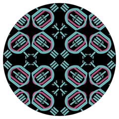 Abstract Pattern Geometric Backgrounds   Round Trivet