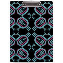 Abstract Pattern Geometric Backgrounds   A4 Clipboard