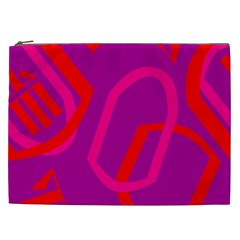 Abstract Pattern Geometric Backgrounds   Cosmetic Bag (xxl) by Eskimos