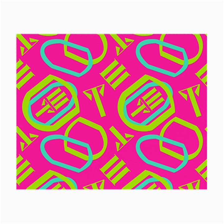 Abstract pattern geometric backgrounds   Small Glasses Cloth (2 Sides)