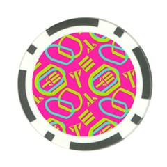 Abstract Pattern Geometric Backgrounds   Poker Chip Card Guard by Eskimos