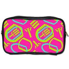 Abstract Pattern Geometric Backgrounds   Toiletries Bag (one Side) by Eskimos