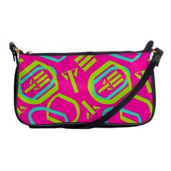 Abstract Pattern Geometric Backgrounds   Shoulder Clutch Bag by Eskimos