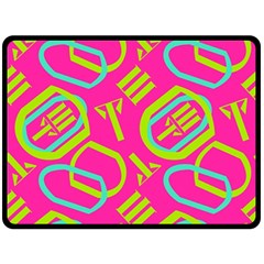 Abstract Pattern Geometric Backgrounds   Fleece Blanket (large)  by Eskimos