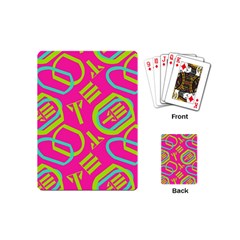 Abstract Pattern Geometric Backgrounds   Playing Cards Single Design (mini) by Eskimos