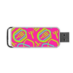 Abstract Pattern Geometric Backgrounds   Portable Usb Flash (two Sides) by Eskimos