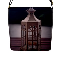 Lantern Flap Closure Messenger Bag (l) by DimitriosArt